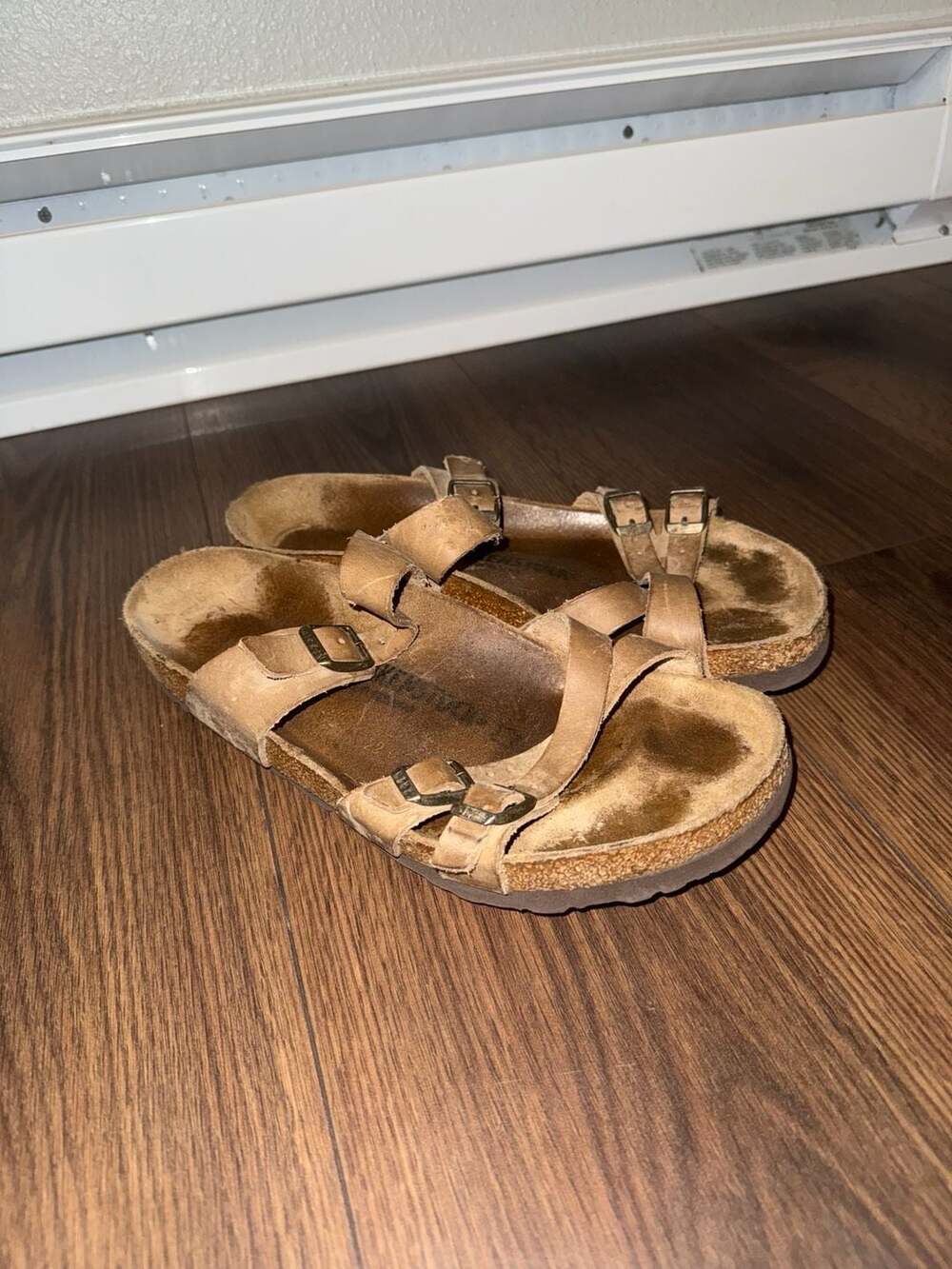 Birkenstock Franca Sandals Tobacco Brown Size 40